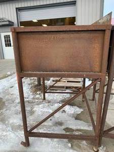 lot 82 image: Heavy Duty Metal Parts Bins 39 Deep 51 Wide 69 Tall