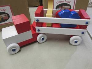 2 Wooden Circus Trucks...
