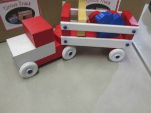 2 Wooden Circus Trucks...