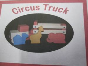 Wooden Circus Truck, Stock Truck...