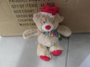 Box of 6 inch Bears with Hats...