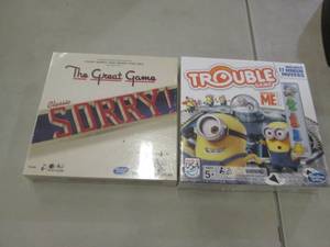 Sorry, Trouble Games...