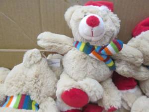 Large Box of 6 inch Plush Bears wit...