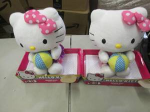 2 Hello Kitty Plush...