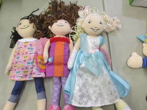 3 Soft Dolls...