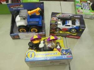 3 Vehicle Toys...