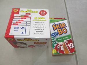 Math Flash Cards, SkipBo...