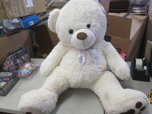 Giant Teddy Bear- has a couple spot...