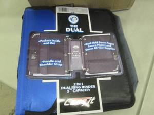 4- 3inch Case It Dual Ring Binders...