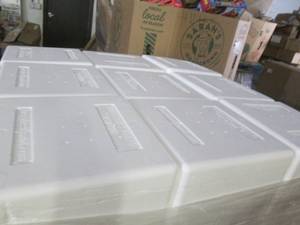 Lot of 9 Styrofoam Coolers  #6 C121...