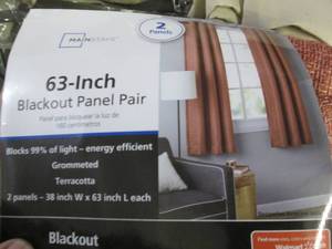 2 Mainstays Blackout Panels 38x63 i...