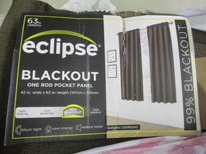 2 Eclipse Blackout 42x63 inch Pane...
