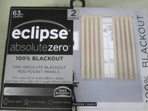 2 Eclipse Blackout 37x63 inch Pane...
