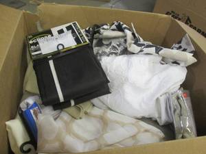 Box of Assorted Curtain Panels...