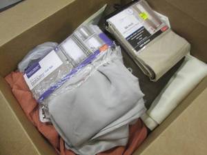 Box of Assorted Curtain Panels...