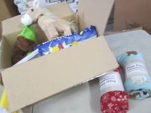 Box of Assorted Items & Toys...