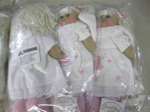 2- 6pk Small Fabric Dolls...