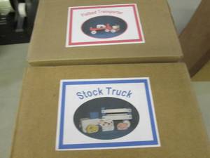 Wood Flatbed Transporter, Stock Tru...
