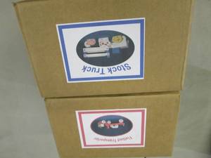 Wood Flatbed Transporter, Stock Tru...