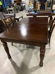 DINING ROOM TABLE WITH TWO CHAIRS