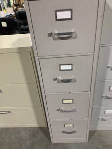 TALL METAL FILE CABINET