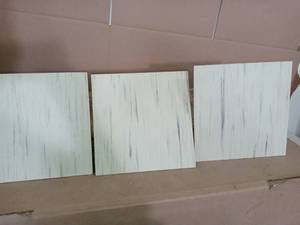 lot 15 image: White Vinyl Composition Tile 45 pieces by Kentile (12x12x18)- set of 2 - not used