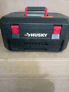 lot 25 image: Mechanics Tool Set (290-Piece) by Husky- open box not used