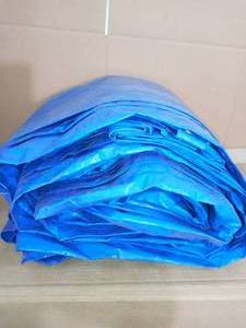 lot 46 image: Blue heavy duty tarp- no packaging