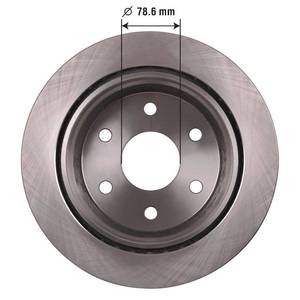 lot 14 image: Duralast Brake Rotor 55066DL- set of 2- open box not used