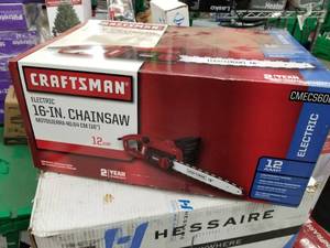 lot 4 image: Craftsman Electric 16 Chainsaw (in box)