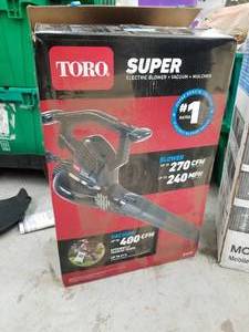 lot 9 image: Toro Super Electric Blower  Vacuum  Mulcher (in box)