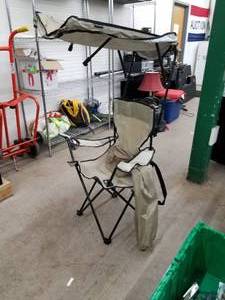 lot 37 image: Quik Chair Shade Chair with Sun Canopy