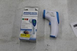 lot 55 image: Infrared Digital Forehead Thermometer (in box)