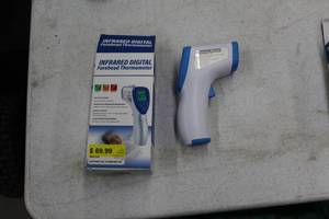 lot 54 image: Infrared Digital Forehead Thermometer (in box)