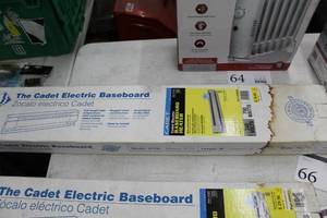 lot 66 image: Cadet Electric Baseboard Heater 3F750W F Series White (in box)