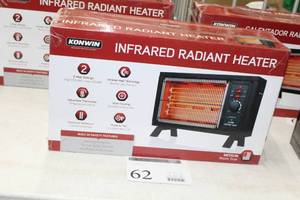 lot 62 image: Konwin Infrared Radiant Heater (in box)
