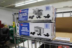 lot 77 image: Lot of (2) Havahart Live Animal Cage Traps 18 (in box)