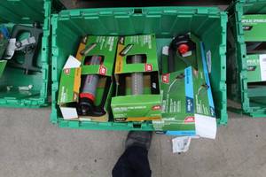 lot 144 image: Lot of (3) Ace Water Sprinklers (in package) - Deluxe Oscillating (x1), Turbo Oscillating (x2)