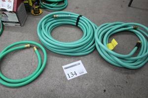 lot 134 image: Lot of (3) Garden Hoses