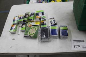 lot 175 image: Lot of (13) Leviton Electric Outlets (in package) - 50A Surface Mount, 360 Rotating Duplex, GFCI, 20A Single, And More