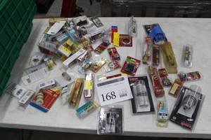 lot 168 image: Lot of Faucet Repair Parts (in package) - Valve Kits, Faucet Stems, Misc. Parts