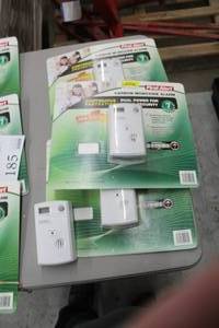 lot 185 image: Lot of (4) First Alert Carbon Monoxide Alarms (in package)