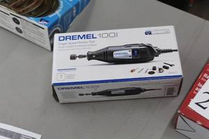 lot 203 image: Dremel 100 Series Single-Speed Rotary Tool with 7 Accessories (in box)