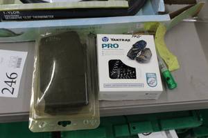 lot 246 image: Back Brace, Yaktrax Pro Shoe Traction (both in package)