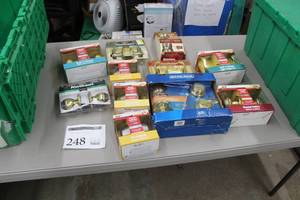 lot 248 image: Lot of House Door Accessories (in package) - Deadbolt Double Cylinder, Deadbolt Single Cylinder, Hall&Closet, Bed&Bath, Colonial Knob Keyed Entry, Misc. Door Accessories