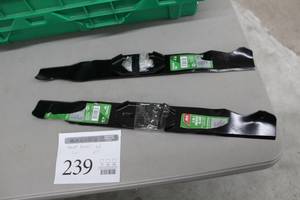 lot 239 image: Lot of (2) Ace 3-1in-1 Mower Blades 21