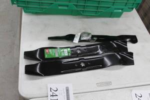 lot 241 image: Lot of (3) Mower Blades - 42 (x2), 20 (x1)