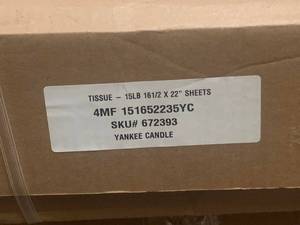lot 127 image: Bulk Tissue Paper