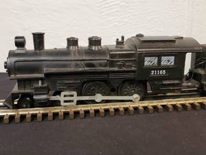 lot 102 image: American Flyer S Scale Erie Steam Locomotive & Tender  #21165