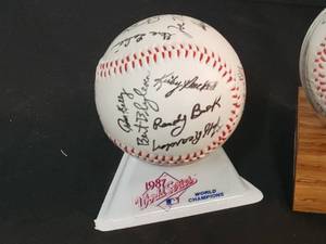 lot 135 image: (3) Twins Facsimile Autographed Baseballs